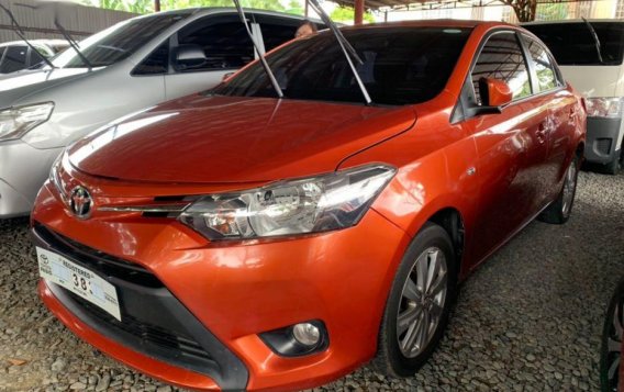 Selling Orange Toyota Vios 2015 Automatic Gasoline in Quezon City