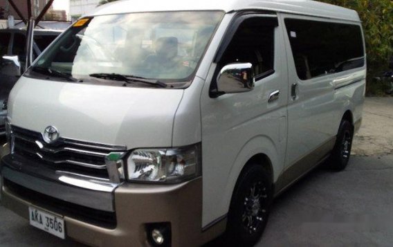 White Toyota Hiace 2015 for sale in Pasig
