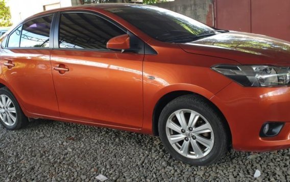 Selling Orange Toyota Vios 2017 Manual Gasoline in Quezon City