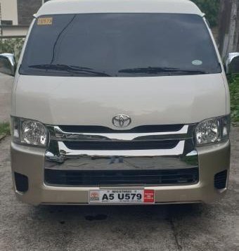 Sell 2nd Hand 2018 Toyota Hiace Manual Diesel at 10000 km in Quezon City