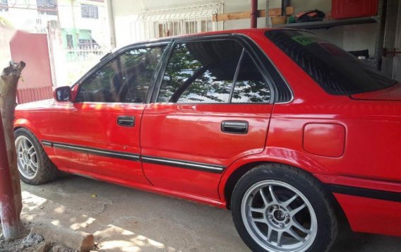 Red Toyota Corolla 2016 Manual for sale 