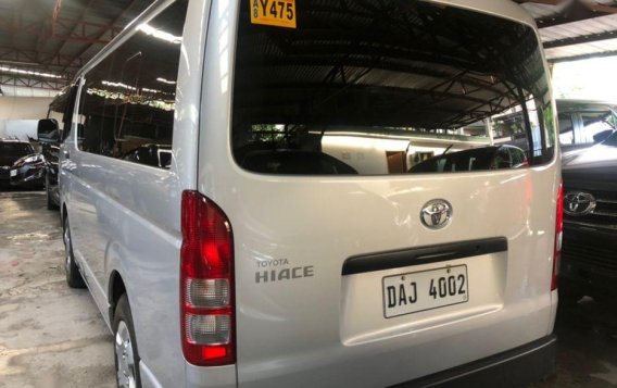 Silver Toyota Hiace 2019 Manual Diesel for sale in Quezon City-2