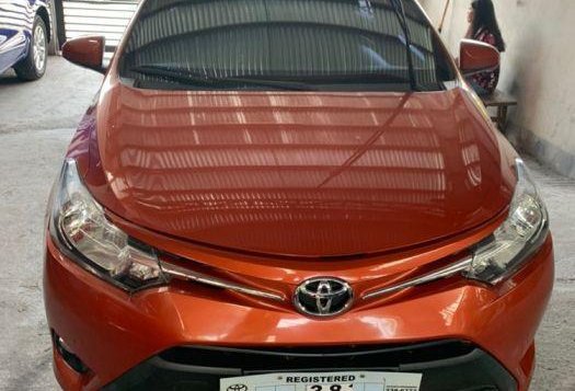 Selling Orange Toyota Vios 2015 in Quezon City