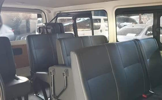 White Toyota Hiace 2019 Van Manual Diesel for sale in Quezon City-5