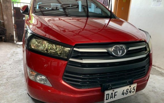 Red Toyota Innova 2017 Manual for sale-1