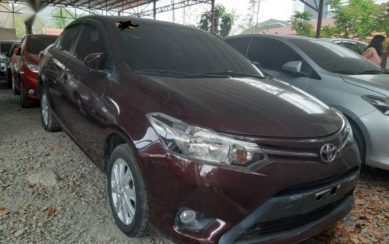 Red Toyota Vios 2016 Automatic for sale 