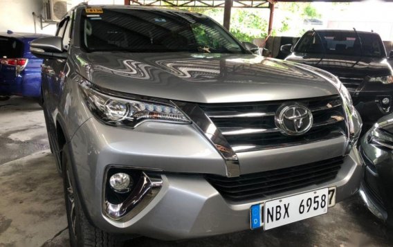 Silver Toyota Fortuner 2017 for sale in Quezon City