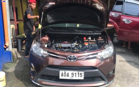 Brown Toyota Vios 2015 at 40000 km for sale in Caloocan-1