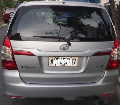 Silver Toyota Innova 2015 for sale Manual-1