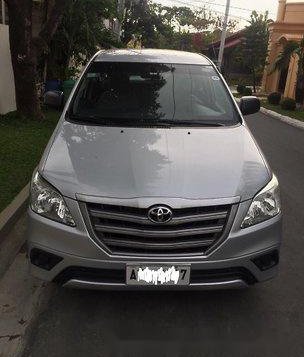 Silver Toyota Innova 2015 for sale Manual