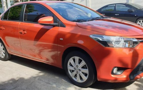 Orange Toyota Vios 2017 Automatic Gasoline for sale in Quezon City-1