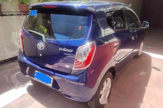 Blue Toyota Wigo 2016 at 26000 km for sale in Makati-3