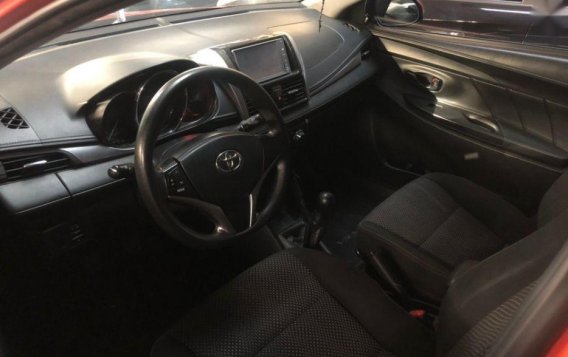 Orange Toyota Vios 2017 Manual Gasoline for sale in Quezon City-1