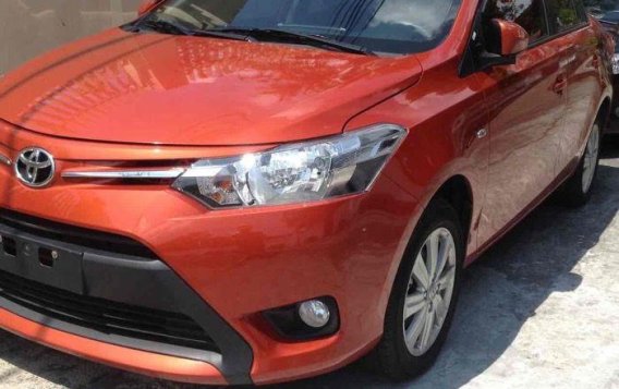 Selling Orange Toyota Vios 2017 Sedan in Quezon City