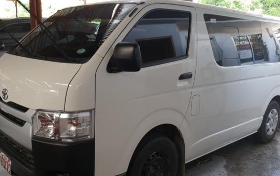 Selling White Toyota Hiace 2019 at 10000 km in Quezon City