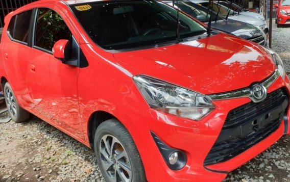 Selling Red Toyota Wigo 2018 Manual Gasoline in Quezon City-1