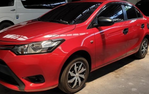 Sell Red 2017 Toyota Vios at Manual Gasoline at 10000 km in Quezon City-1