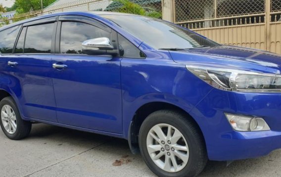 Selling Blue Toyota Innova 2017 at 10000 km in Quezon City