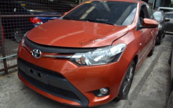 Orange Toyota Vios 2017 Automatic Gasoline for sale-2