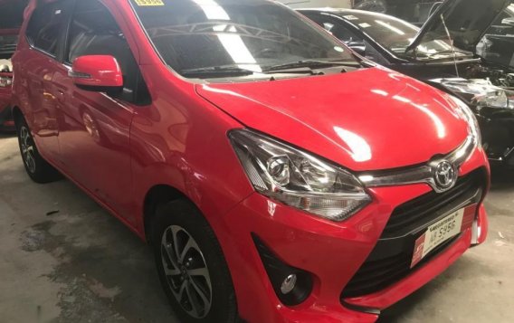 Red Toyota Wigo 2019 for sale in Quezon City-1
