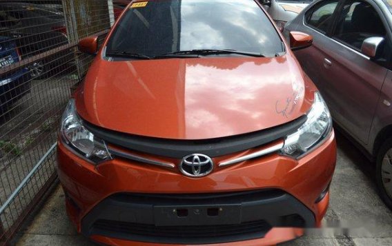 Orange Toyota Vios 2017 Automatic Gasoline for sale-3