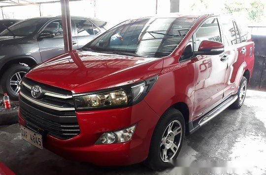 Sell Red 2017 Toyota Innova Manual Gasoline at 28859 km in Quezon City-1