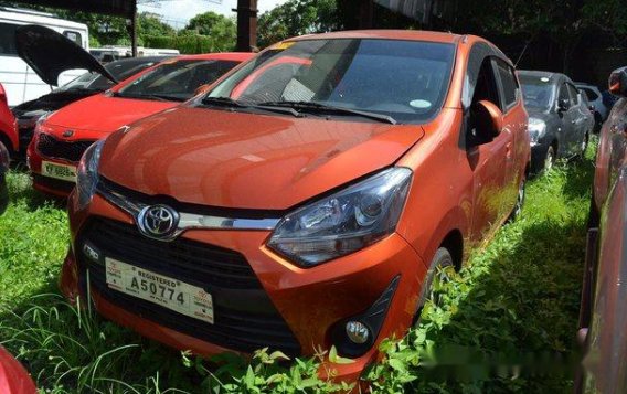 Orange Toyota Wigo 2018 for sale in Quezon City -1