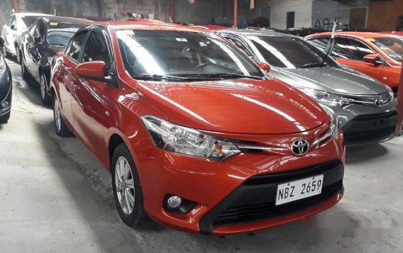 Orange Toyota Vios 2017 at 7432 km for sale