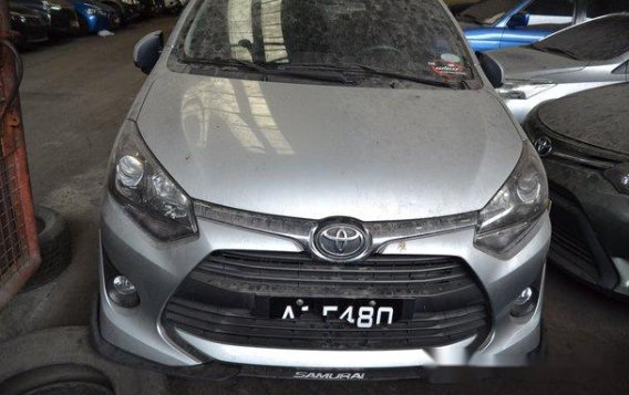 Sell Silver 2018 Toyota Wigo Automatic Gasoline at 8000 km -1