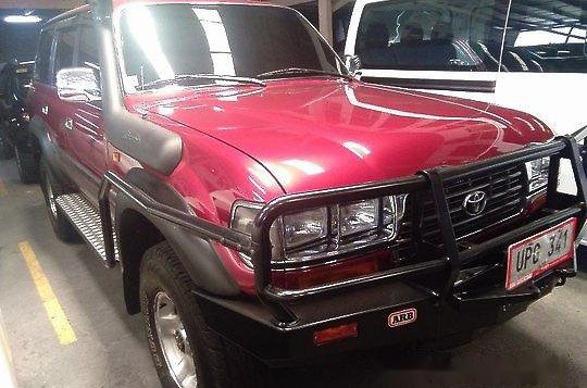 Sell Red 1996 Toyota Land Cruiser Manual Gasoline -4