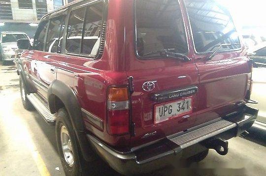 Sell Red 1996 Toyota Land Cruiser Manual Gasoline -7