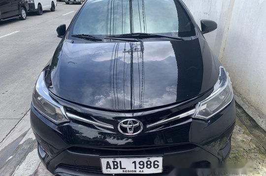 Black Toyota Vios 2015 Manual Gasoline for sale in Quezon City