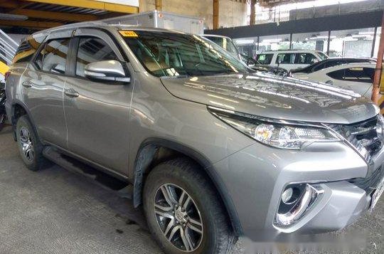 Grey Toyota Fortuner 2017 Automatic Diesel for sale 