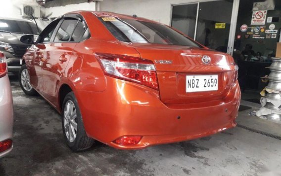 Orange Toyota Vios 2017 Manual Gasoline for sale in Marikina-3