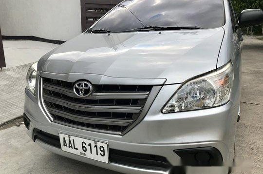 Silver Toyota Innova 2014 Manual Diesel for sale