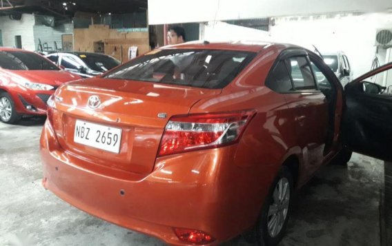 Orange Toyota Vios 2017 Manual Gasoline for sale in Marikina-1