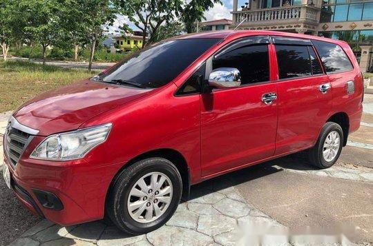 Red Toyota Innova 2014 Automatic Diesel for sale in Talisay-2