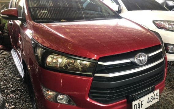 Sell Red 2017 Toyota Innova at 20000 km in Quezon City