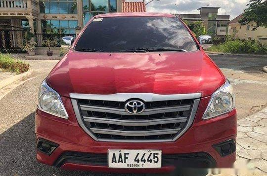 Red Toyota Innova 2014 Automatic Diesel for sale in Talisay