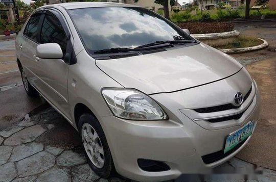 Beige Toyota Vios 2008 Manual Gasoline for sale in Talisay