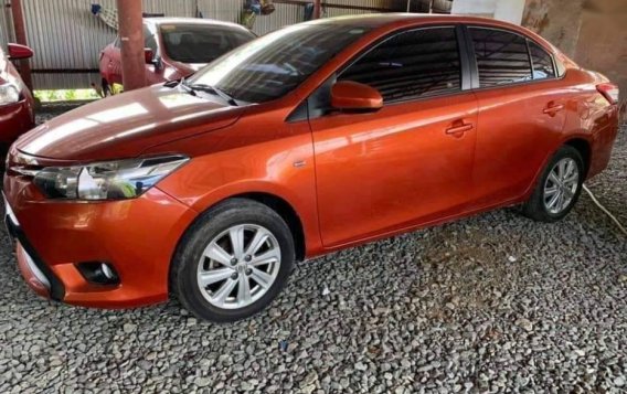 Sell Orange 2015 Toyota Vios at 20000 km in Quezon City