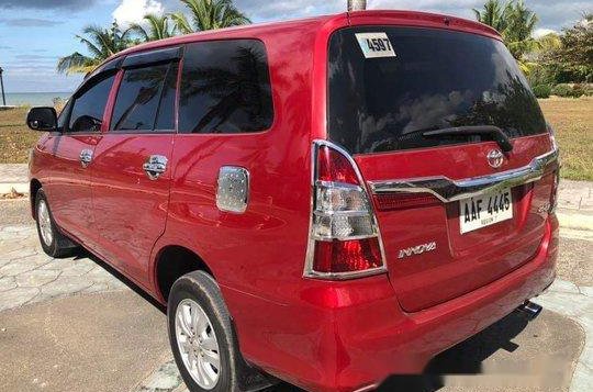 Red Toyota Innova 2014 Automatic Diesel for sale in Talisay-5