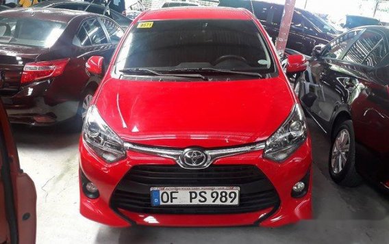 Red Toyota Wigo 2019 Automatic Gasoline for sale in Quezon City-7