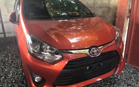 Orange Toyota Wigo 2017 for sale in Automatic-4