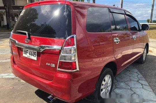 Red Toyota Innova 2014 Automatic Diesel for sale in Talisay-3