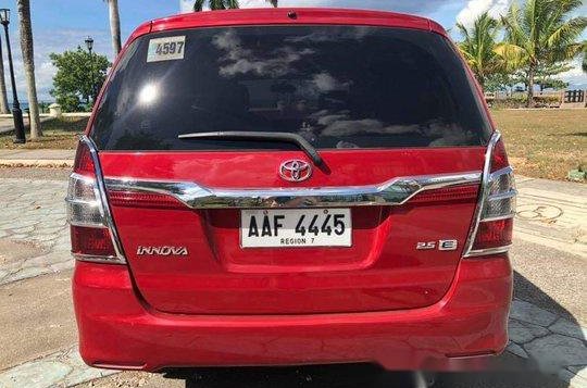 Red Toyota Innova 2014 Automatic Diesel for sale in Talisay-4