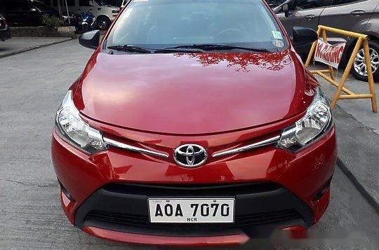 Selling Red Toyota Vios 2014 at 46377 km