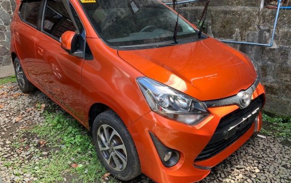 Orange Toyota Wigo 2017 for sale in Quezon City-2