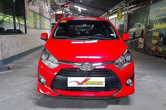 Sell Red 2018 Toyota Wigo Automatic Gasoline at 18000 km 