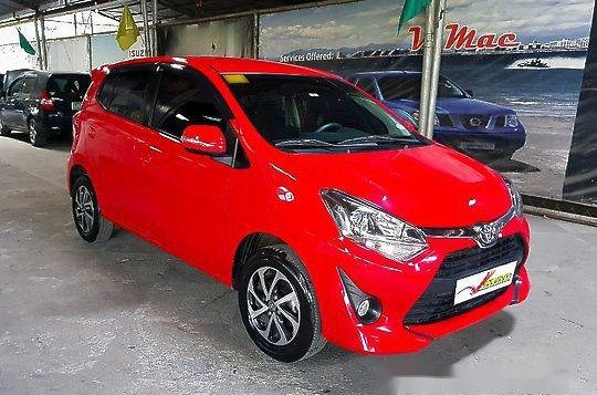 Sell Red 2018 Toyota Wigo Automatic Gasoline at 18000 km -1
